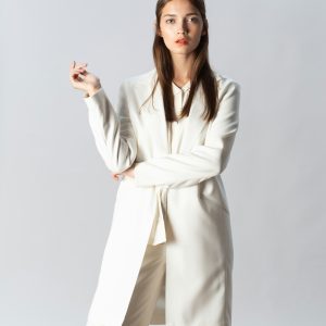 MONVERA Long Blazer Set - White