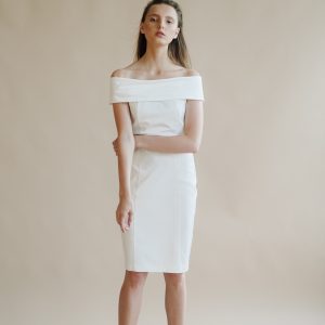 MIDI DRESS - WHITE