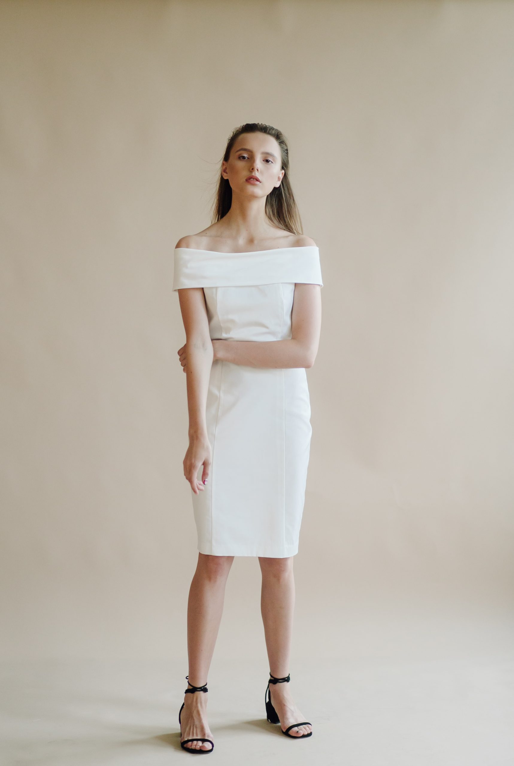 MIDI DRESS - WHITE